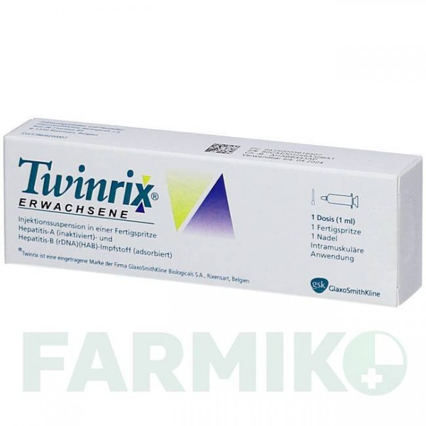 ТВИНРИКС (TWINRIX) суспензия 1x1 мл - Вещества для вакцинации ORIFARM