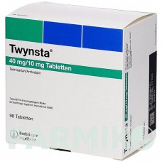 ТВИНСТА (TWYNSTA) 40 мг/10 мг таблетки 98 шт - Телмисартан, Амлодипин EMRA-MED