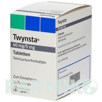 ТВІНСТА (TWYNSTA) 40 мг/5 мг таблетки 98 шт - Телмісартан, Амлодипін BOEHRINGER INGELHEIM