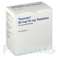 ТВІНСТА (TWYNSTA) 80 мг/10 мг таблетки 98 шт - Телмісартан, Амлодипін 2CARE4