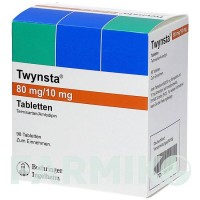 ТВІНСТА (TWYNSTA) 80 мг/10 мг таблетки 98 шт - Телмісартан, Амлодипін ACA MULLER-ADAG PHARMA