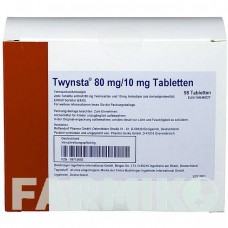 ТВИНСТА (TWYNSTA) 80 мг/10 мг таблетки 98 шт - Телмисартан, Амлодипин PHARMA GERKE
