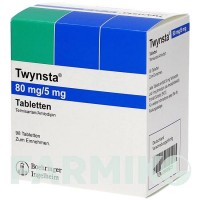 ТВІНСТА (TWYNSTA) 80 мг/5 мг таблетки 98 шт - Телмісартан, Амлодипін ACA MULLER-ADAG PHARMA