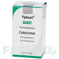 ТИБОСТ (TYBOST) 150 мг таблетки 30 шт - Кобицистат GILEAD SCIENCES