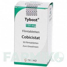 ТИБОСТ (TYBOST) 150 мг таблетки 30 шт - Кобіцистат GILEAD SCIENCES