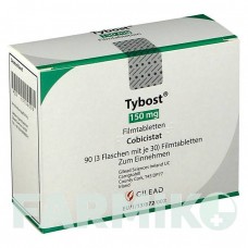 ТИБОСТ (TYBOST) 150 мг таблетки 3x30 шт - Кобіцистат GILEAD SCIENCES