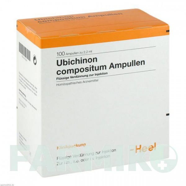 УБИХИНОН (UBICHINON) ампулы 100 шт - Гомеопатия BIOLOGISCHE HEILMITTEL HEEL
