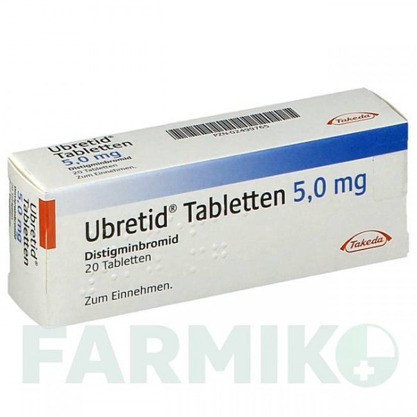 УБРЕТИД (UBRETID) 5 мг таблетки 20 шт - Дистигмін CHEPLAPHARM
