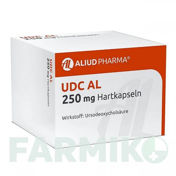 УДК (UDC) 250 мг капсулы 50 шт - Урсодезоксихолевая кислота ALIUD PHARMA