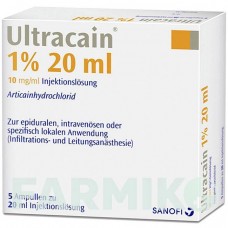 УЛЬТРАКАИН (ULTRACAIN) 1% ампулы 5x20 мл - Артикаин SEPTODONT