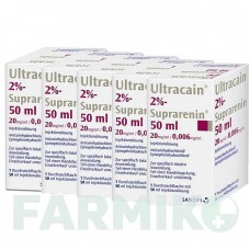 УЛЬТРАКАЇН (ULTRACAIN) 2% 50 мл флакон 5x50 мл - Артикаїн, Інше SEPTODONT