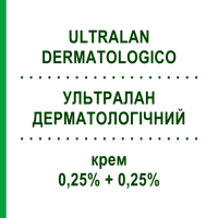 УЛЬТРАЛАН ДЕРМАТОЛОГИЧЕСКИЙ (ULTRALAN DERMATOLOGICO) 0,25% + 0,25% крем 30 г - Флуокортолон KARO PHARMA