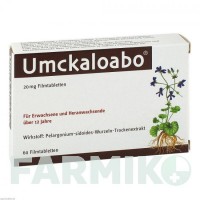 УМКАЛОАБО (UMCKALOABO) 20 мг таблетки 60 шт - Корень пеларгонии DR.WILLMAR SCHWABE