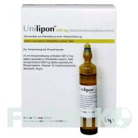 УНІЛІПОН (UNILIPON) 600 концентрат 1x20 шт - Тіоктова кислота KOHLER PHARMA