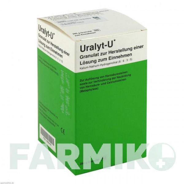 УРАЛИТ (URALYT) гранулы 280 г - Калий-натрий-гидроген цитрат KOHLPHARMA