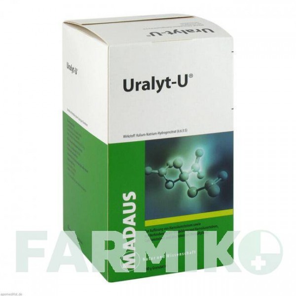 УРАЛИТ (URALYT) гранулы 280 г - Калий-натрий-гидроген цитрат MEDA PHARMA