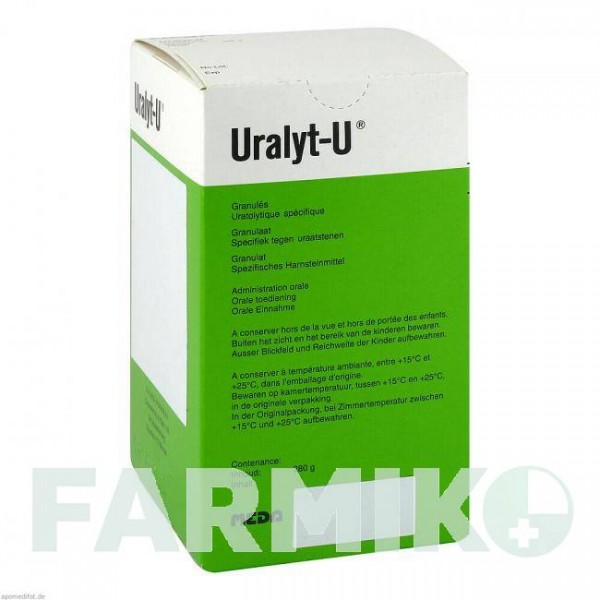 УРАЛИТ (URALYT) гранулы 280 г - Калий-натрий-гидроген цитрат ORIFARM