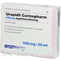 УРАПИДИЛ (URAPIDIL) 100 мг раствор 5 шт - Урапидил CARINOPHARM