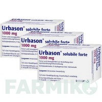 УРБАЗОН (URBASON) 1000 мг порошок 3 шт - Метилпреднізолон SANOFI