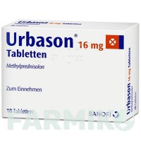 УРБАЗОН (URBASON) 16 мг таблетки 10 шт - Метилпреднізолон FIDIA PHARMA
