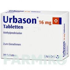 УРБАЗОН (URBASON) 16 мг таблетки 30 шт - Метилпреднізолон FIDIA PHARMA