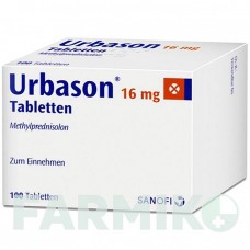 УРБАЗОН (URBASON) 16 мг таблетки 100 шт - Метилпреднізолон FIDIA PHARMA