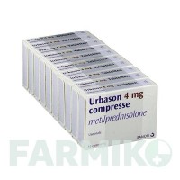 УРБАЗОН (URBASON) 4 мг таблетки 20 шт - Метилпреднізолон EMRA-MED