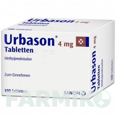 УРБАЗОН (URBASON) 4 мг таблетки 100 шт - Метилпреднизолон FIDIA PHARMA