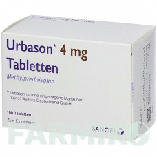 УРБАЗОН (URBASON) 4 мг таблетки 100 шт - Метилпреднізолон KOHLPHARMA
