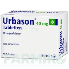 УРБАЗОН (URBASON) 40 мг таблетки 50 шт - Метилпреднизолон FIDIA PHARMA
