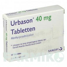 УРБАЗОН (URBASON) 40 мг таблетки 10 шт - Метилпреднізолон KOHLPHARMA