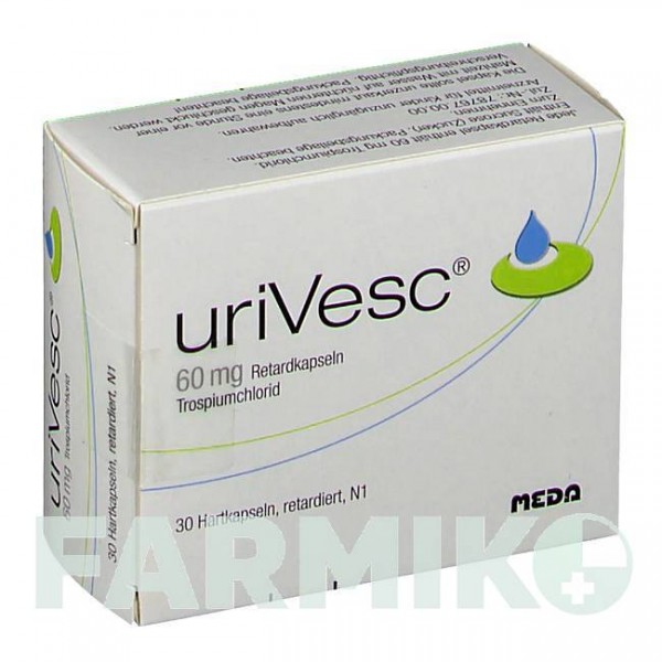 УРИВЕСК (URIVESC) капсули 30 шт - Троспіум MEDA PHARMA