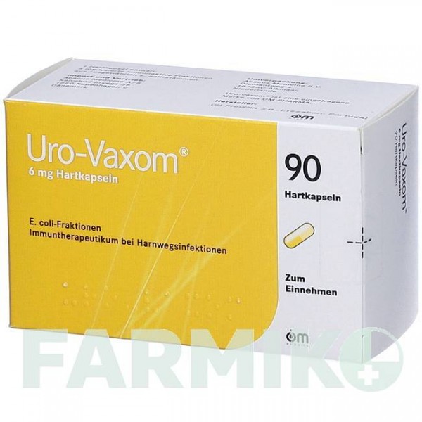 УРО ВАКСОМ (URO VAXOM) 6 мг капсулы 90 шт - Escherichia coli ABACUS MEDICINE