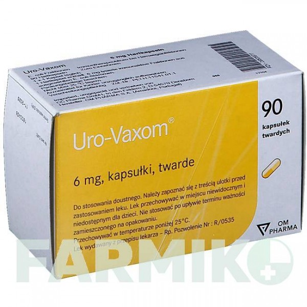 УРО ВАКСОМ (URO VAXOM) 6 мг капсулы 90 шт - Escherichia coli CC PHARMA