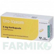 УРО ВАКСОМ (URO VAXOM) 6 мг капсули 90 шт - Escherichia coli EURIMPHARM