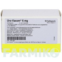 УРО ВАКСОМ (URO VAXOM) 6 мг капсулы 90 шт - Escherichia coli PHARMA GERKE
