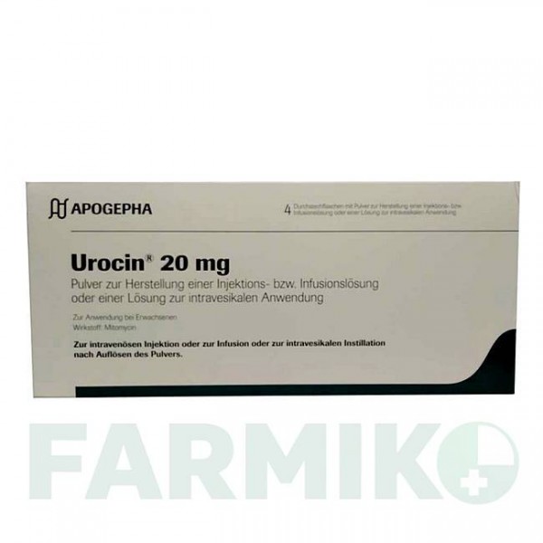 УРОЦИН (UROCIN) 20 мг порошок 1 шт - Митомицин APOGEPHA