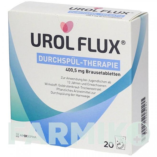 УРОЛ ФЛЮКС (UROL FLUX) 400,5 мг таблетки 20 шт - Золотарника трава APOGEPHA