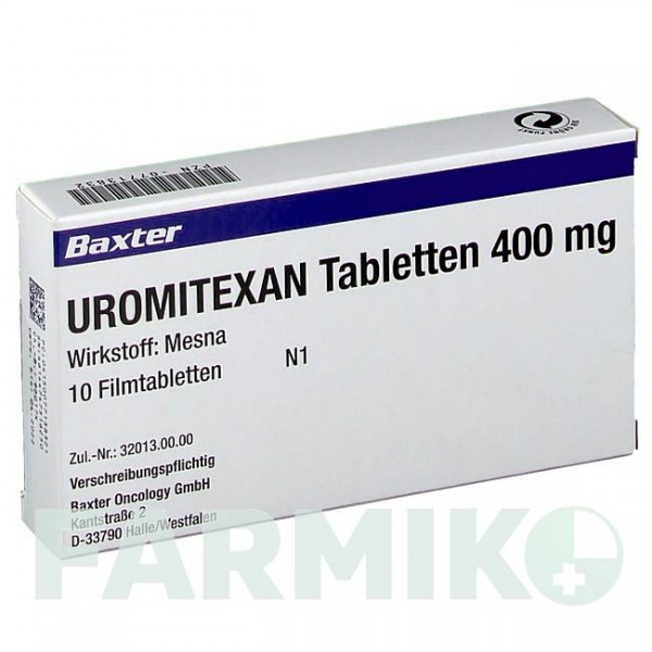 УРОМИТЕКСАН (UROMITEXAN) 400 мг таблетки 10 шт - Месна BAXTER