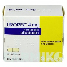 УРОРЕК (UROREC) 4 мг капсулы 50 шт - Силодозин RECORDATI