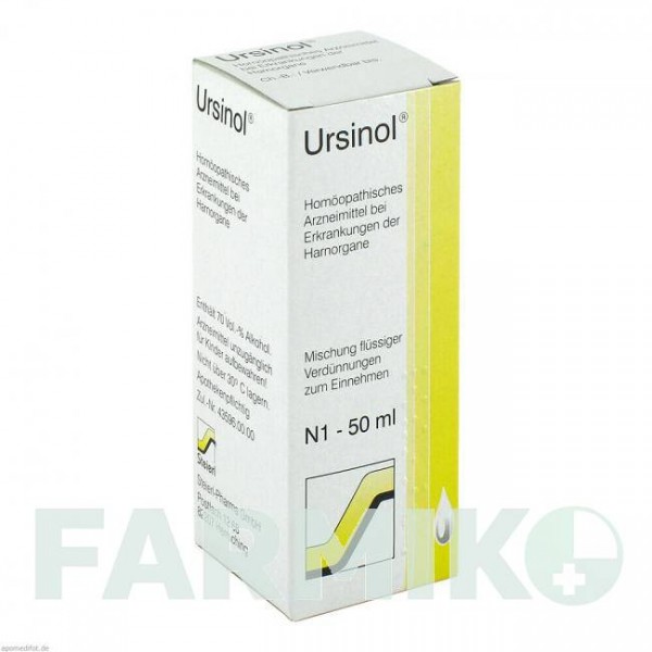 УРСИНОЛ (URSINOL) капли 50 мл - Гомеопатия STEIERL-PHARMA