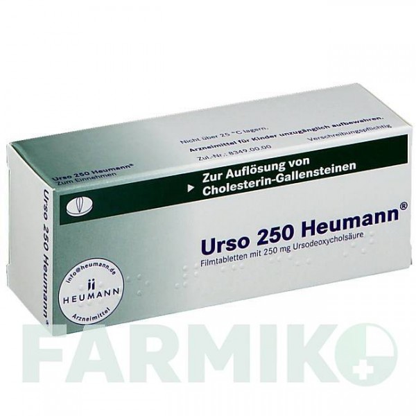 УРСО (URSO) 250 таблетки 30 шт - Урсодезоксихолевая кислота HEUMANN PHARMA