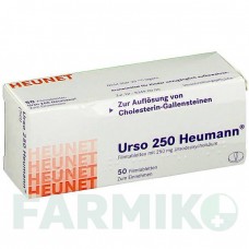 УРСО (URSO) 250 таблетки 50 шт - Урсодезоксихолевая кислота HEUNET PHARMA