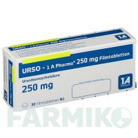 УРСО (URSO) 250 мг таблетки 30 шт - Урсодезоксихолева кислота 1 A PHARMA
