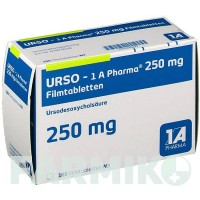 УРСО (URSO) 250 мг таблетки 100 шт - Урсодезоксихолева кислота 1 A PHARMA