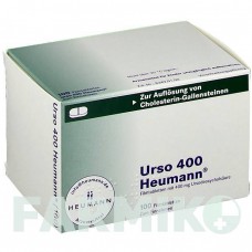 УРСО (URSO) 400 таблетки 100 шт - Урсодезоксихолевая кислота HEUMANN PHARMA