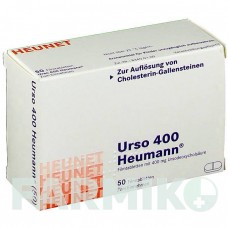УРСО (URSO) 400 таблетки 50 шт - Урсодезоксихолева кислота HEUNET PHARMA