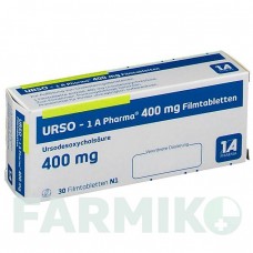 УРСО (URSO) 400 мг таблетки 30 шт - Урсодезоксихолева кислота 1 A PHARMA