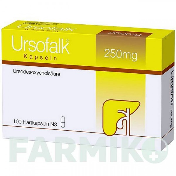 УРСОФАЛЬК (URSOFALK) 250 мг капсулы 50 шт - Урсодезоксихолевая кислота DR.FALK PHARMA