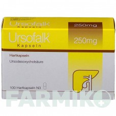 УРСОФАЛЬК (URSOFALK) 250 мг капсулы 100 шт - Урсодезоксихолевая кислота DR.FALK PHARMA